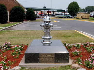 Albertville Alabama, Fire Hydrant Capital of the United States